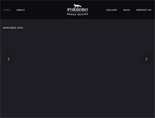 Tablet Screenshot of foxbororanchestates.com